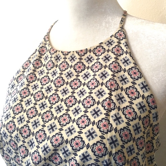 Soprano Pale Yellow Boho Midi Summer Dress - Picture 7 of 10